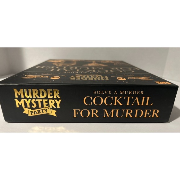 Cocktail For Murder Mystery Party Game University Games Dinner Party 6 Players - Picture 3 of 7